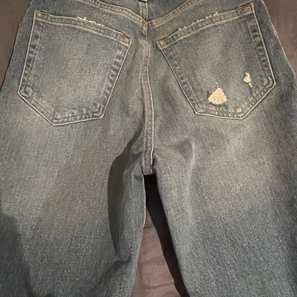 A&F curve love straight jeans with cross cross waist size 26/2 - Picture 5 of 6